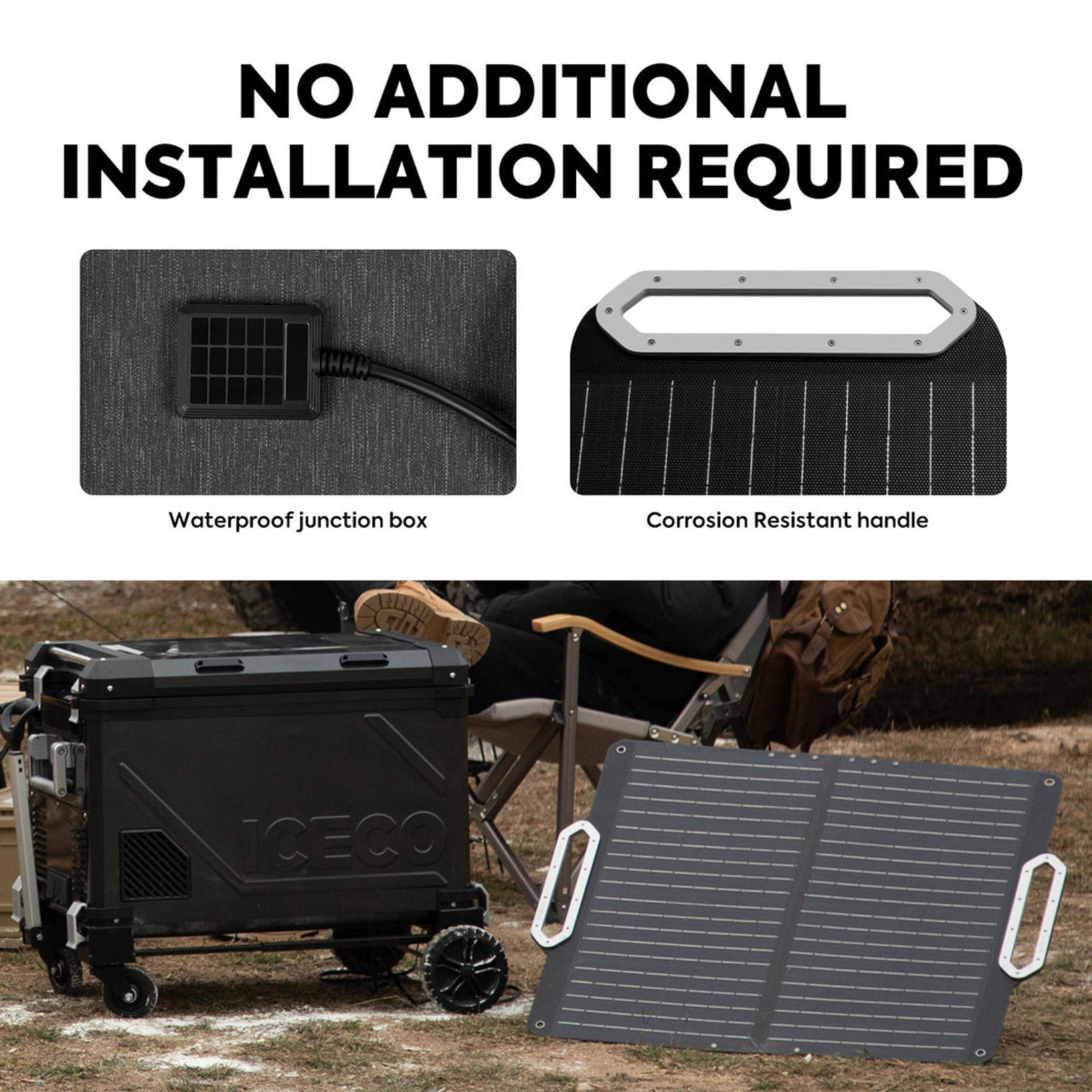 80W Foldable Solar Panel | ICECO