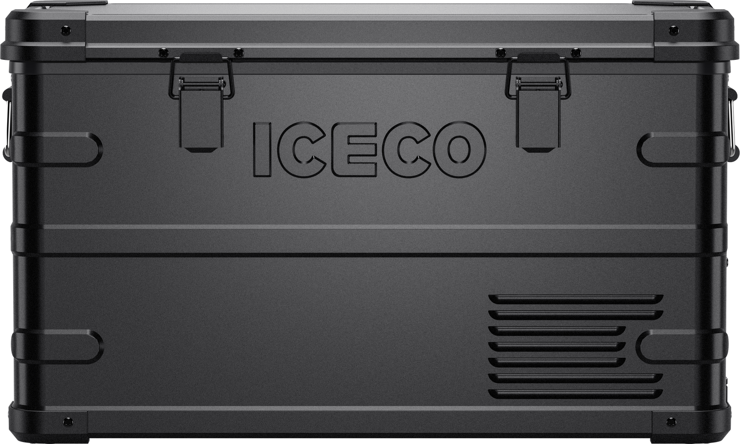 APL35 Dual Zone Aluminum Black Fridge | ICECO | 35 LT