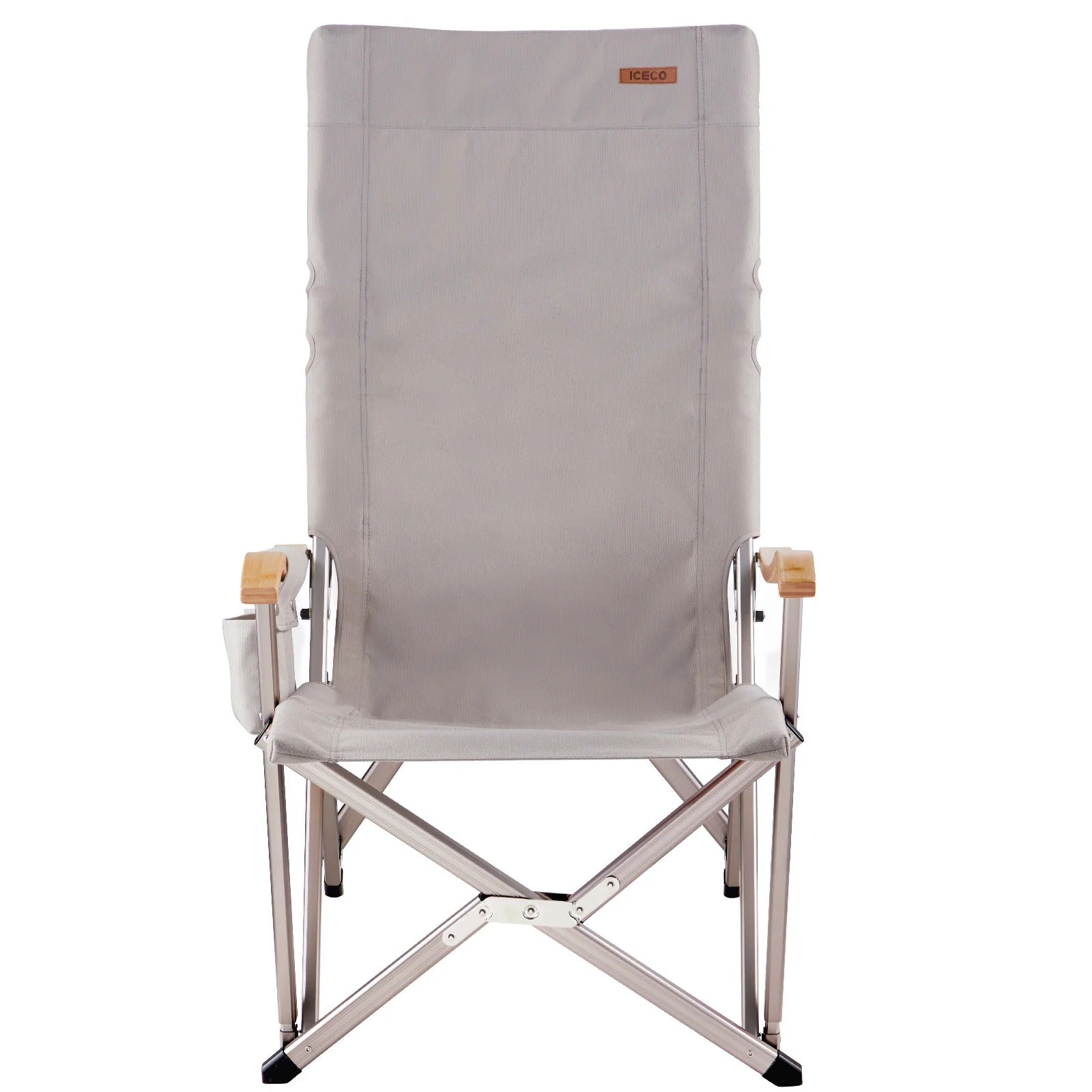 ICECO Hi1600 Folding Camping Chairs for Outside, High-Back Heavy