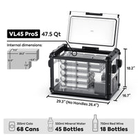 VL45ProS (Gen II) Single Zone Portable Freezer | ICECO | 45L
