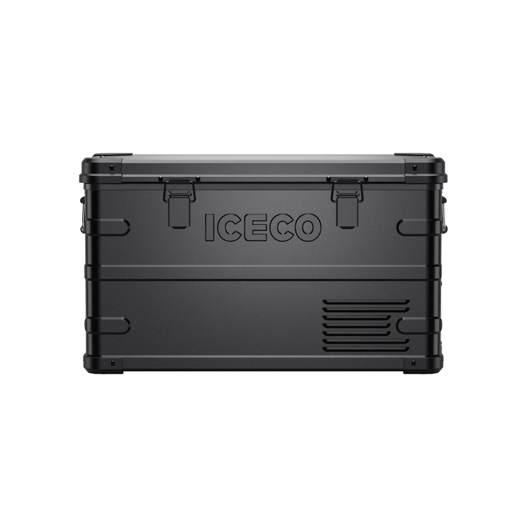 APL35 Dual Zone Aluminum Black Fridge | ICECO | 35 LT