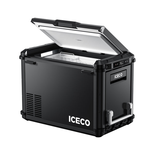 VL45Plus Single Zone 3-Way Access Portable Freezer - Black | ICECO
