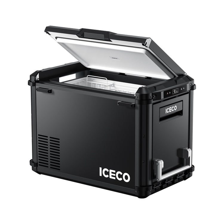 VL45Plus Single Zone 3-Way Access Portable Freezer - Black | ICECO
