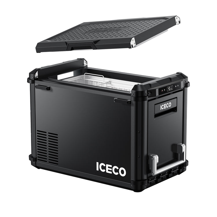 VL45Plus Single Zone 3-Way Access Portable Freezer - Black | ICECO