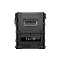 APL35 Dual Zone Aluminum Black Fridge | ICECO | 35 LT