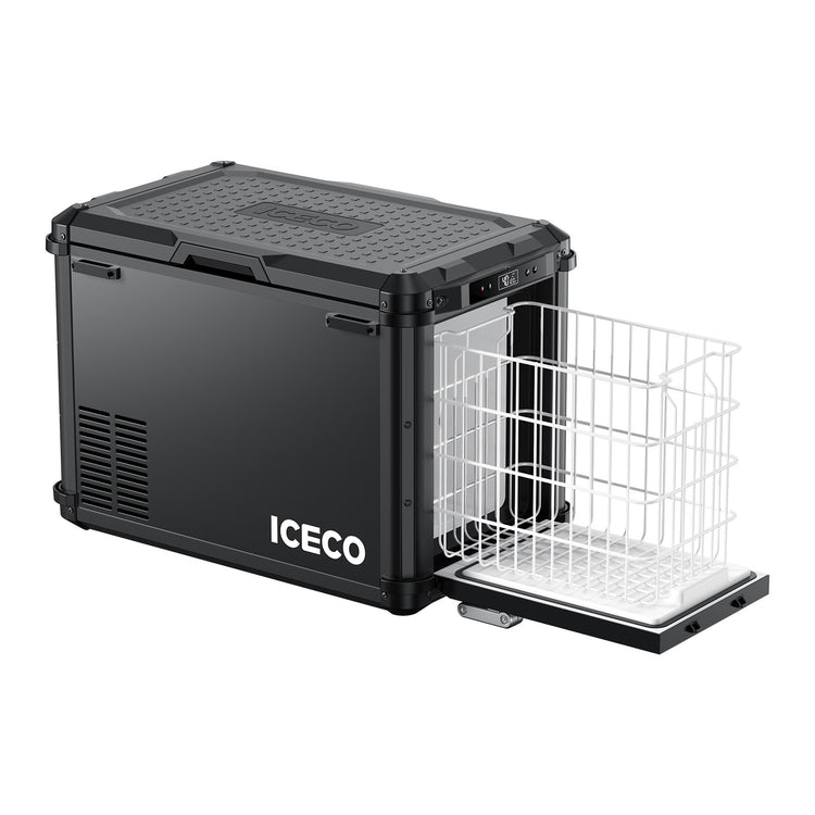 VL45Plus Single Zone 3-Way Access Portable Freezer - Black | ICECO
