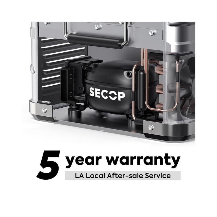 APL20 Light Duty Aluminum Silver Freezer Single Zone | ICECO | 20 LT