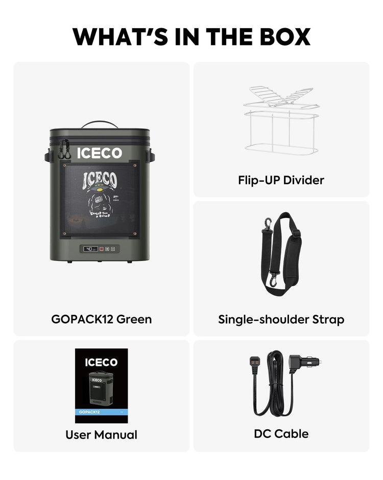 GOPack12 Single Zone Portable Backpack Cooler | ICECO | 12L