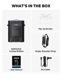 TOYO TIRES® Limited Edition GOPack12 Single Zone Portable Backpack Cooler | ICECO | 12L