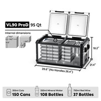 VL90ProD (Gen II) Dual Zone Portable Freezer | ICECO | 90L