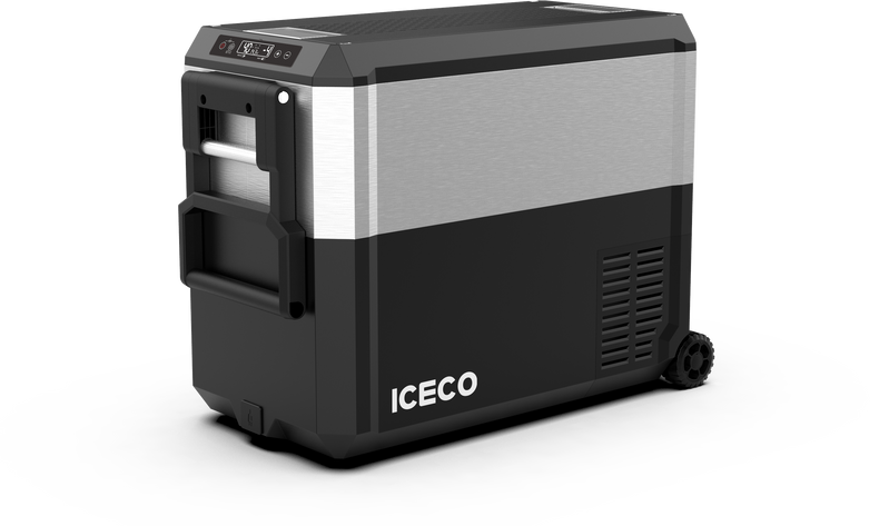 JP50 Pro Dual Zone Wheeled Portable Freezer With Cover - Silver