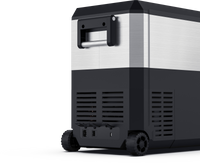 JP50 Pro Dual Zone Wheeled Portable Freezer With Cover - Silver | ICECO | 50 LT