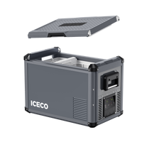 VL45ProD Dual Zone Portable Freezer - Gray | ICECO