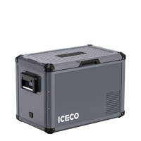 VL45ProD Dual Zone Portable Freezer - Gray | ICECO