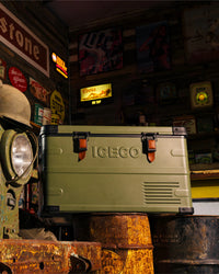 Jeep APL35 Dual Zone Aluminum Olive Freezer | ICECO | 35L